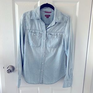 Light blue denim long sleeve shirt by Merona